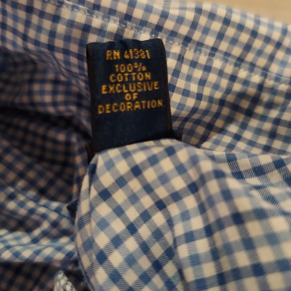 Mens Ralph Lauren plaid cotton button up - size XL - Picture 7 of 7